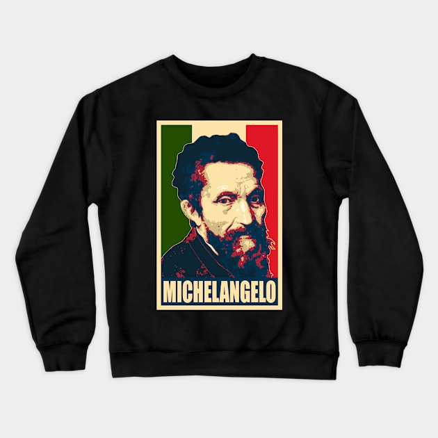 Michelangelo Crewneck Sweatshirt by Nerd_art